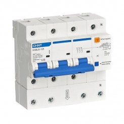Выключатель автоматический дифференциального тока C 80А 30мА тип AC 10кА NXBLE-125 3P+N электронный (R) CHINT 820586