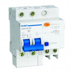 Выключатель автоматический дифференциального тока 2п C 40А 100мА тип AC 6кА DZ47LE-63 CHINT 199574 Выключатель автоматический дифференциального тока 2п C 40А 100мА тип AC 6кА DZ47LE-63 CHINT 199574