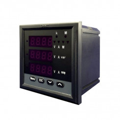 Прибор измерительный многофункциональный PD666-8S4 380В 5А 3ф 120х120 светодиод. дисплей RS485 CHINT 765095