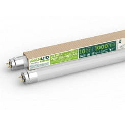 Лампа светодиодная AL Т8-10-865-600-М 10Вт 6500К G13 600мм AVANLED 11106652 Лампа светодиодная AL Т8-10-865-600-М 10Вт 6500К G13 600мм AVANLED 11106652