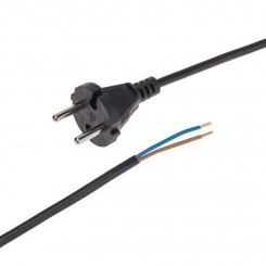 Шнур электрический с прямой вилкой 10А 2200Вт ПВС 2х0.75кв.мм 1.5м черн. Rexant 11-1305 Шнур электрический с прямой вилкой 10А 2200Вт ПВС 2х0.75кв.мм 1.5м черн. Rexant 11-1305