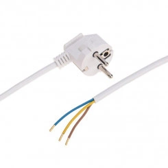 Шнур электрический с угловой вилкой 10А 2300Вт ПВС 3х0.75кв.мм 2м бел. Rexant 11-1314 Шнур электрический с угловой вилкой 10А 2300Вт ПВС 3х0.75кв.мм 2м бел. Rexant 11-1314