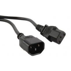 Кабель питания PWC-IEC13-IEC14-1.0-BK монитор-компьютер IEC 320 C13 - IEC 320 C14 (3х0.75) 10А прямая вилка 1м Hyperline 43793 Кабель питания PWC-IEC13-IEC14-1.0-BK монитор-компьютер IEC 320 C13 - IEC 320 C14 (3х0.75) 10А прямая вилка 1м Hyperline 43793