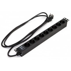 Блок розеток 9-м 16А SHE19-9SH-2.5EU 250В 3х1.5кв.мм 482.6х44.4х44.4мм для 19дюйм горизонт. Schuko с вилкой Schuko шнур 2.5м Hyperline 397067 Блок розеток 9-м 16А SHE19-9SH-2.5EU 250В 3х1.5кв.мм 482.6х44.4х44.4мм для 19дюйм горизонт. Schuko с вилкой Schuko шнур 2.5м Hyperline 397067