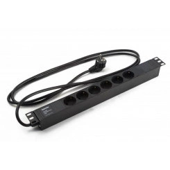 Блок розеток 6-м 16А SHE19-6SH-S-2.5EU Schuko горизонт. с выкл. шнур 2.5м Hyperline 397026 Блок розеток 6-м 16А SHE19-6SH-S-2.5EU Schuko горизонт. с выкл. шнур 2.5м Hyperline 397026