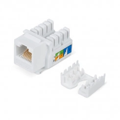 Вставка Keystone Jack RJ-45 WR-KJ-RJ45-C5E-90 90град. кат. 5e неэкранир. заделка тип 110 бел. WRline 505212