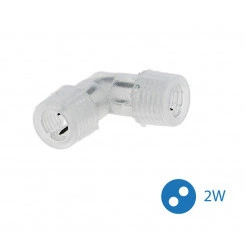 Коннектор "L"-образный для Дюралайта 2W 13мм (уп.10шт) Космос KOC-DL-2W13-CL Коннектор "L"-образный для Дюралайта 2W 13мм (уп.10шт) Космос KOC-DL-2W13-CL