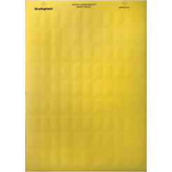 Табличка маркировочная 6х60мм полиэстер желт. (уп.900шт) DKC SITFP0660Y