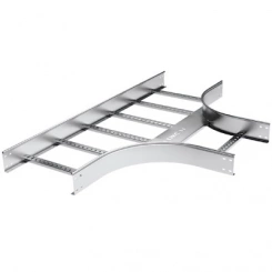 Ответвитель для лестн. лотка Т-образ. 400х50 R-300 гор. оцинк DKC LT5304HDZ