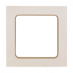 Рамка 1-м Стокгольм бел. с линией цвета шампань PROxima EKF EYM-G-302-10 Рамка 1-м Стокгольм бел. с линией цвета шампань PROxima EKF EYM-G-302-10