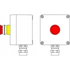 Корпус взрывозащищенный 120х120х90мм 1Ex d e IIC T6 Gb X /Ex tb IIIB T80град.С Db X / IP66 алюм. DKC 2201.121.19.03K