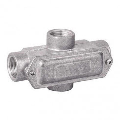 Коробка ответвительная 171х78х71мм 4 ввода М50х1.5 IP55 алюм. DKC 6430-50 Коробка ответвительная 171х78х71мм 4 ввода М50х1.5 IP55 алюм. DKC 6430-50