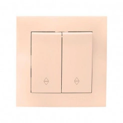 Переключатель проходной 2-кл. СП Валенсия 10А IP20 крем. PROxima EKF EWV10-027-20 Переключатель проходной 2-кл. СП Валенсия 10А IP20 крем. PROxima EKF EWV10-027-20