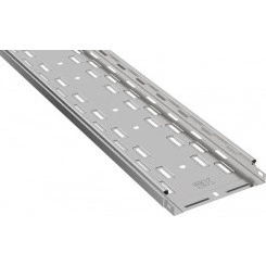 Лоток листовой перфорированный 35х200 L3000 сталь 0.45мм без боковой ESCA 3 IEK ES3-15-035-200-3-045