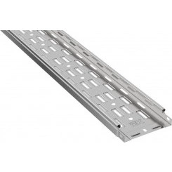 Лоток листовой перфорированный 35х150 L3000 сталь 0.45мм без боковой ESCA 3 IEK ES3-15-035-150-3-045