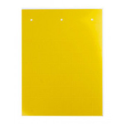 Табличка полужесткая клейкое основание ПВХ-0.5 желт. (уп.240шт) DKC TAS2715AY