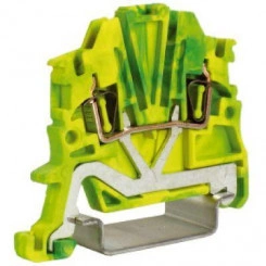 Клемма пруж. HTE 1 1.5кв.мм желт./зел. DKC ZHT400 Клемма пруж. HTE 1 1.5кв.мм желт./зел. DKC ZHT400