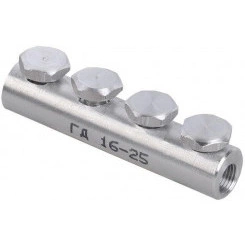 Соединитель болтовой ГД 16-25 35кВ IEK UGD-25-16-25-35KV-S Соединитель болтовой ГД 16-25 35кВ IEK UGD-25-16-25-35KV-S