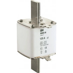 Вставка плавкая ППНИ-39 125А габарит 3 IEK DPP50-125 Вставка плавкая ППНИ-39 125А габарит 3 IEK DPP50-125