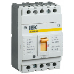 Выключатель автоматический 3п 40А 15кА ВА44 33 IEK SVA4410-3-0040