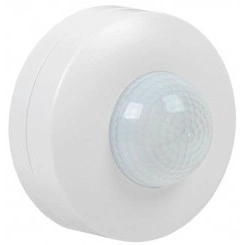 Датчик движения ДД 027 1200Вт угол обз. 360град. 12м IP20 бел. IEK LDD11-027-1200-001 Датчик движения ДД 027 1200Вт угол обз. 360град. 12м IP20 бел. IEK LDD11-027-1200-001