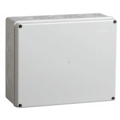 Коробка распаячная ОП 240х195х90 IP55 КМ41272 RAL7035 IEK UKO10-240-195-090-K41-55
