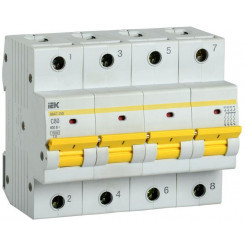 Выключатель автоматический модульный 4п C 80А 15кА ВА47-150 IEK MVA50-4-080-C