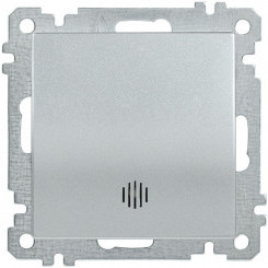 Выключатель 1-кл. СП Bolero ВС10-1-1-Б 10А IP20 с индикацией механизм серебр. IEK EVB11-K23-10