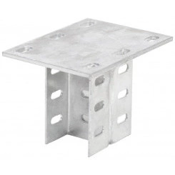 Кронштейн потолочный двойной осн.110 сталь HDZ гор. оцинк. IEK CLW10-KPD-110-HDZ Кронштейн потолочный двойной осн.110 сталь HDZ гор. оцинк. IEK CLW10-KPD-110-HDZ