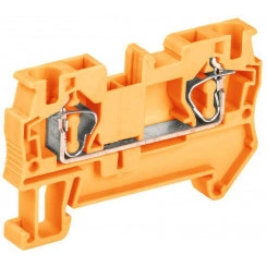 Клемма пружинная КПИ 2в-4 41А оранж. IEK YZN11-004-K09 Клемма пружинная КПИ 2в-4 41А оранж. IEK YZN11-004-K09