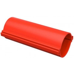 Труба гладкая ПВХ жесткая разборная d110мм красн. (дл.3м) IEK CTR30-110-K04-003