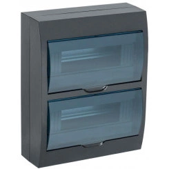 Корпус навесной ЩРН-П-24 Krepta 3 IP41 пластик. черн. IEK MKP12-N-24-41-K02