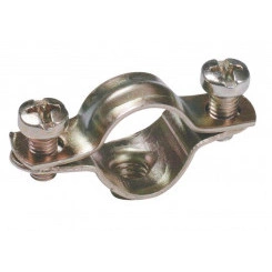 Скоба двухкомпонентная d21-22мм метал. (уп.100шт) IEK CMA12-21-100