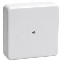 Коробка распаячная ОП КМ 100х100х29 бел. IEK UKO10-100-100-029-K01-E
