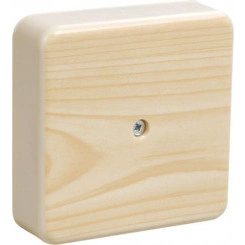 Коробка распаячная ОП КМ 100х100х29 сосна IEK UKO10-100-100-029-K34-E