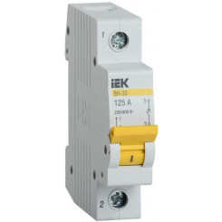 Выключатель нагрузки (мини-рубильник) ВН-32 1Р 125А IEK MNV10-1-125