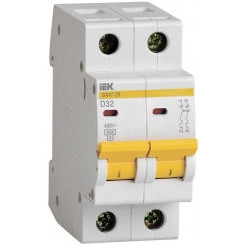 Выключатель автоматический модульный 2п D 32А 4.5кА ВА47-29 IEK MVA20-2-032-D