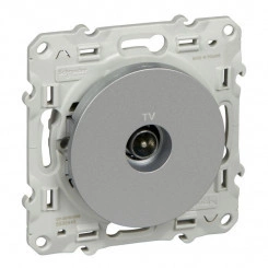 Розетка телевизионная оконечная TV 1-м Odace механизм алюм. SchE S53R445