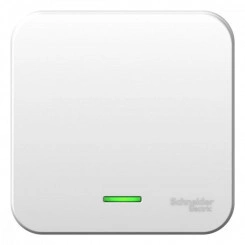 Выключатель 1-кл. ОП Blanca 6А IP20 (сх. 1) 250В с подсветкой с изолир. пластиной бел. SE BLNVA061111