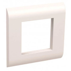 Рамка установочная под 45х45 2мод. для коробок КМКУ бел. IEK CKK-40D-RK2-K01