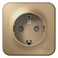 Розетка 1-м ОП Blanca 16А IP20 250В с заземл. защ. шторки с изолир. пластиной титан SE BLNRA011114 Розетка 1-м ОП Blanca 16А IP20 250В с заземл. защ. шторки с изолир. пластиной титан SE BLNRA011114