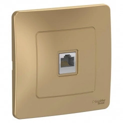 Розетка компьютерная 1-м СП Blanca RJ45 кат.5E титан SE BLNIS045004 Розетка компьютерная 1-м СП Blanca RJ45 кат.5E титан SE BLNIS045004