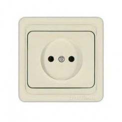 Розетка 1-м СП Валери 16А сл. кость UNIVersal Б-В0022 Розетка 1-м СП Валери 16А сл. кость UNIVersal Б-В0022