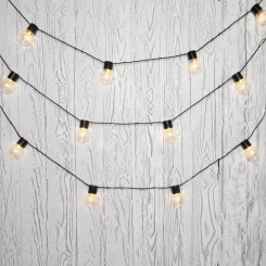 Гирлянда светодиодная "Лофт" 5м 20LED тепл. бел. 1.2Вт IP20 провод ПВХ черн. Neon-Night 303-066 Гирлянда светодиодная "Лофт" 5м 20LED тепл. бел. 1.2Вт IP20 провод ПВХ черн. Neon-Night 303-066