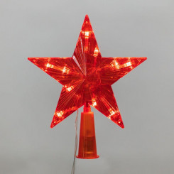 Фигура светодиодная на елку "Звезда" 15см 10 LED постоянное свечение 230В красн. Neon-Night 501-007