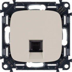 Розетка телефонная 1-м Valena Allure RJ11 с лицев. панелью механизм сл. кость Leg 753838 Розетка телефонная 1-м Valena Allure RJ11 с лицев. панелью механизм сл. кость Leg 753838