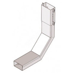 Короб для поворота трассы вверх на 90 У1107 100х100-90х1,5 УТ1,5, горячее цинкование (толщина покрытия 80...120мкм), S1,5 Короб для поворота трассы вверх на 90 У1107 100х100-90х1,5 УТ1,5, горячее цинкование (толщина покрытия 80...120мкм), S1,5