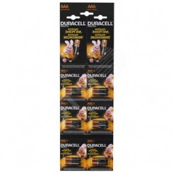 Элемент питания Duracell LR03-2BL BASIC 2*6 NEW (12/120/17280)