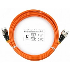 Шнур оптический duplex 10м FC-FC 62,5/125 mm  LSZH FOP-62-FC-FC-10m