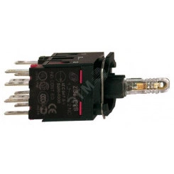 Корпус сигнальной лампы 16мм 12-24В с диодом Корпус сигнальной лампы 16мм 12-24В с диодом